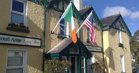 Wall mounted flags